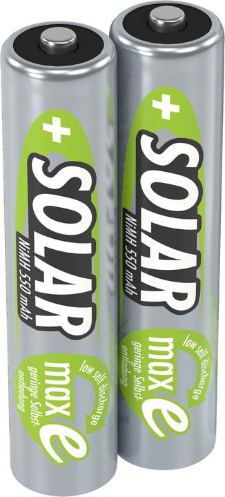 Actual product image Ansmann NiMH HR03 Sol (2 pcs., AAA, 550 mAh, Rechargeable battery)