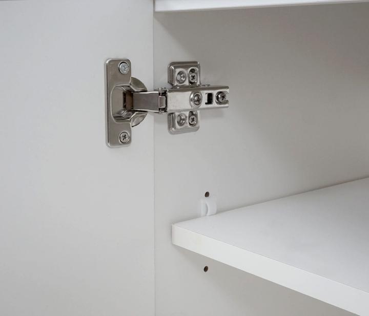 Produktbild Mendler Waschbeckenunterschrank, Waschtischunterschrank Waschtisch Unterschrank Badmöbel, hochglanz 90cm wei