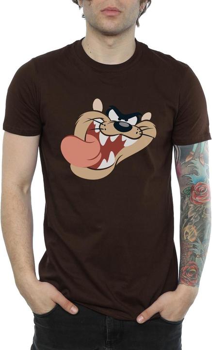 Immagine prodotto Looney Tunes Tasmanian Devil Face Maglietta Uomo (XL)