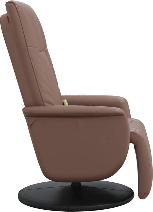 Image du produit VidaXL Fauteuil de massage avec repose-pieds Marron Similicuir,Couleur