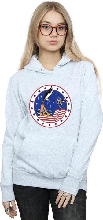 Actual product image Nasa Womens/Ladies Classic Rocket 76 Hoodie (XL)