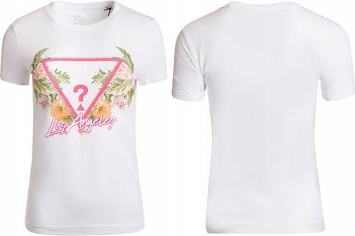 Immagine prodotto Guess T-shirt da donna con motivo floreale triangolare (XS)