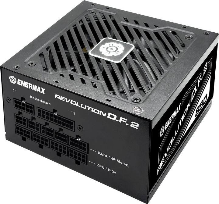 Actual product image Enermax Power Supply 850W Revo. DF2 80+ Gold 14cm Fan. Modular (850 W)