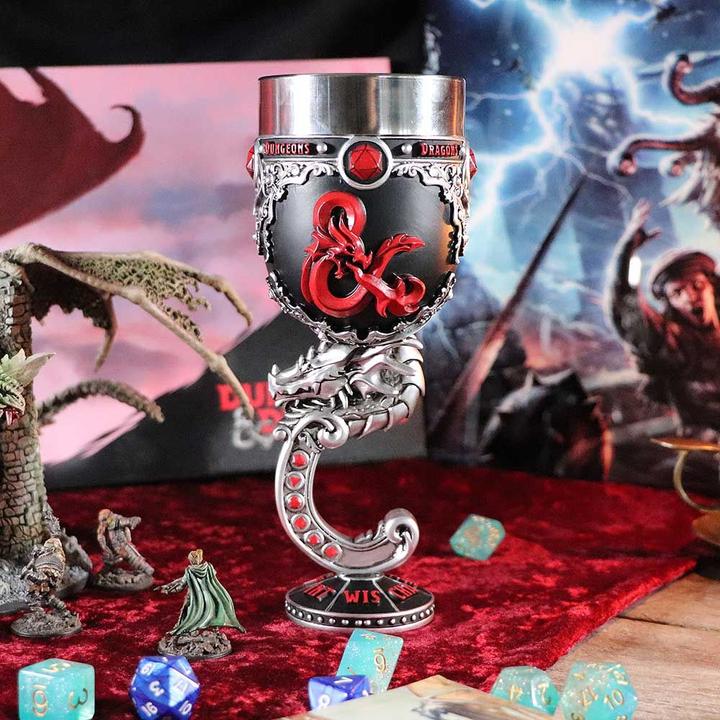 Actual product image Nemesis Now Dungeons & Dragons Drinking Vessel: Wine goblet (20 cl, 1 Glasses)