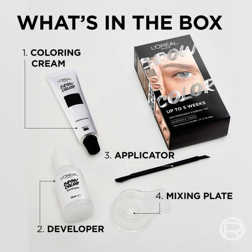 Immagine prodotto L'Oréal Paris Tinta per sopracciglia semipermanente Brow Colour (3.0 Bruna scura)