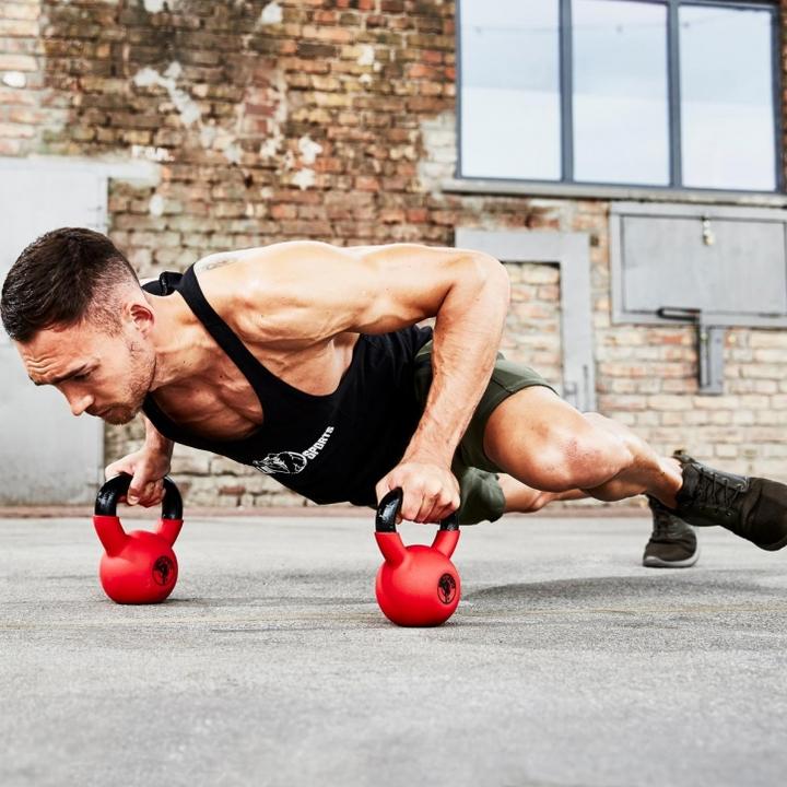 Actual product image Gorilla Sports Kettlebell Set (3 x 4 kg, 3 x 12 kg, 3 x 8 kg)