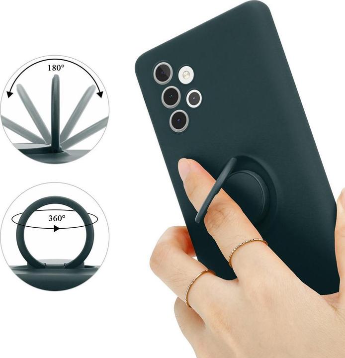 Actual product image Cadorabo TPU Liquid Ring Silicone Case Cover (Samsung Galaxy A32 5G)