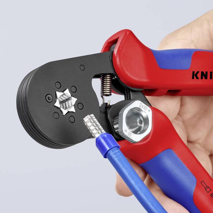 Produktbild Knipex Selbsteinstellende Crimpzange für Aderendhülsen (180 mm)