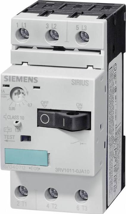 Actual product image Siemens Motor circuit breaker 9-12A