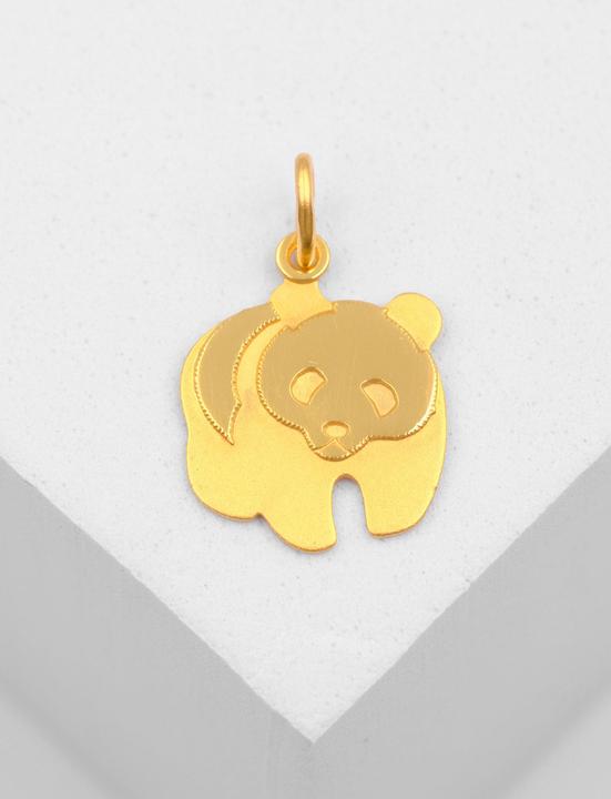 Produktbild Muau Pandabär (750/18K Gelbgold)