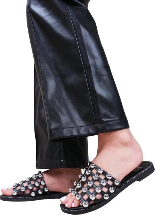 Actual product image Where's That From Womens/Ladies Kelly PU Sliders (36)