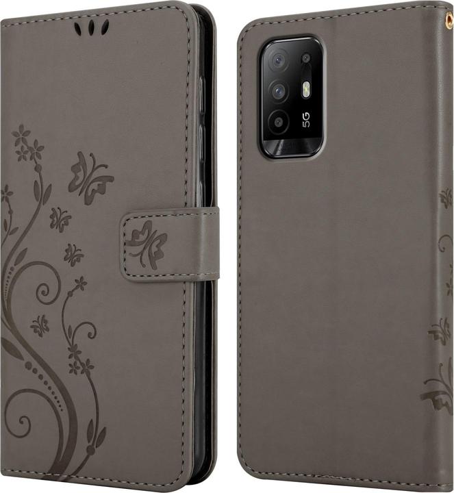 Actual product image Cadorabo Flower Book cover (Oppo A94 5G)