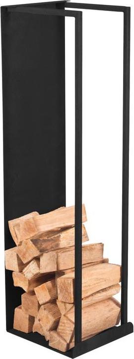 Actual product image Nouvel Nero" firewood rack, 35 x 32 x 120 cm, black