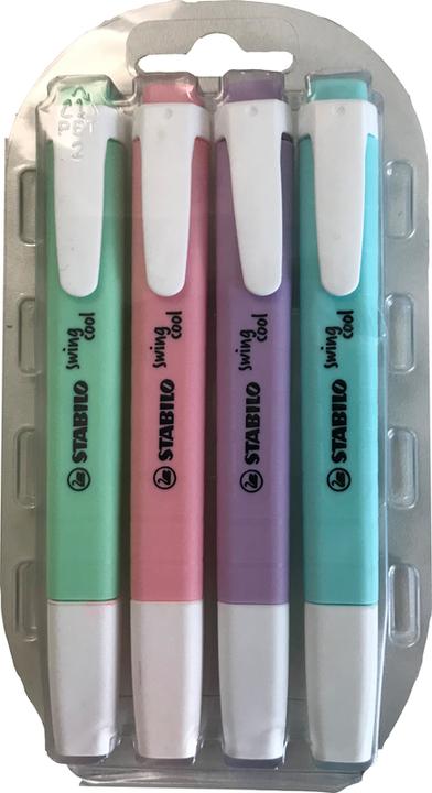 Actual product image STABILO swing cool Pastel highlighter (Pastel, 4 mm, 4 x)