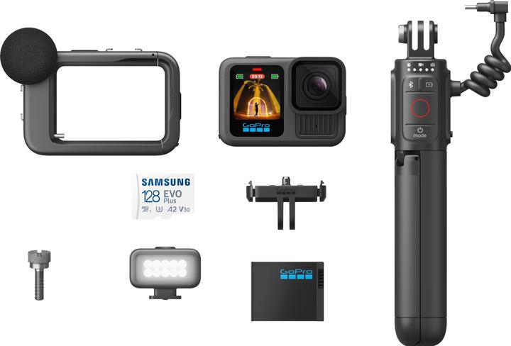 GoPro HERO13 Black Creator Edition (inkl. 128 GB MicroSDXC-Karte) (60p, Bluetooth, WLAN)