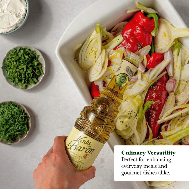 Actual product image Venta del Barón Extra virgin olive oil gift box - 2 x 500 ml (2600 ml)