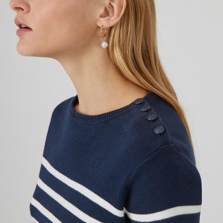 Actual product image La Redoute Collections Organic cotton sailor jumper (M)