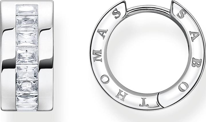 Produktbild Thomas Sabo Creolen Weisse Steine Pavé Silber (925er Silber)