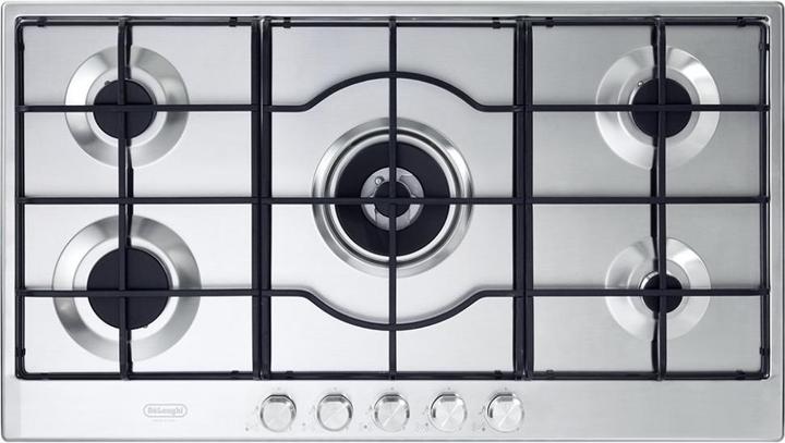 Actual product image De'Longhi DeLonghi SLF 590 LX Stainless Steel Built-in 90 cm Gas 5 Cooker(s)
