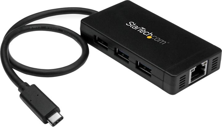 StarTech 3-Port USB-C Hub with Gigabit (USB-C, 3 Ports)