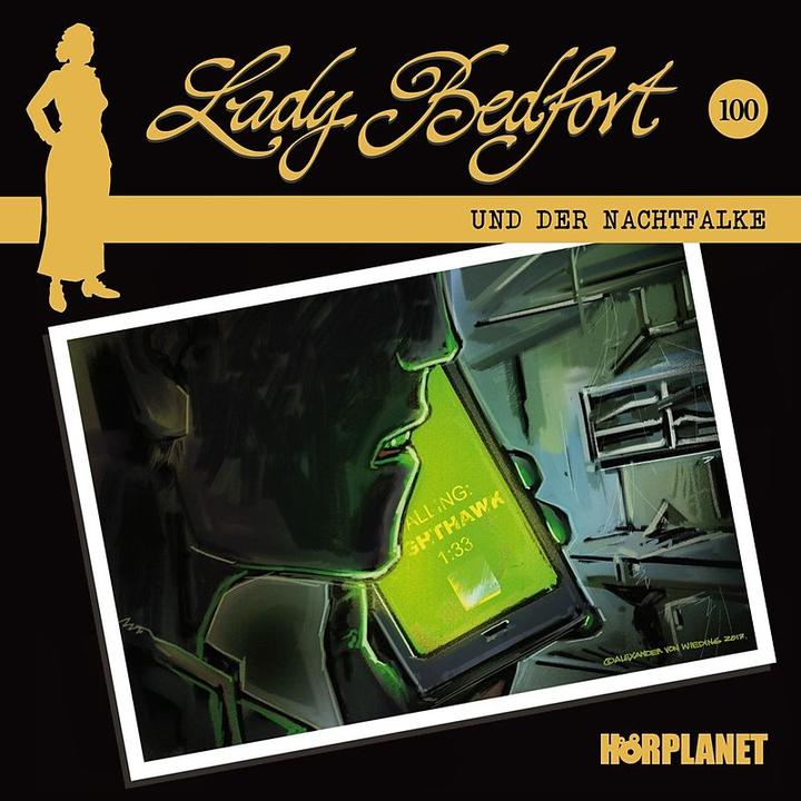 Actual product image Lady Bedfort 100 The Nighthawk (Bodo Wolf, Julia Kaufmann, Sascha Rotermund, Isabella Grothe, Dennis Rohling, Rainer Fritzsche, Uwe Büschken, German)