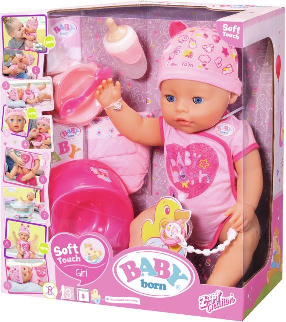 Actual product image Baby Born Soft Touch Blue Eyes