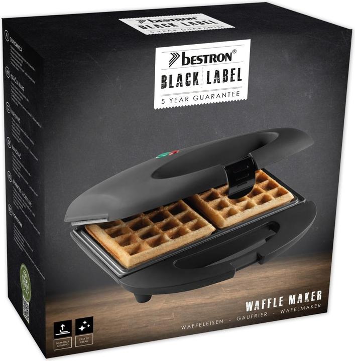 Immagine prodotto Bestron Macchina per waffle belga, nera