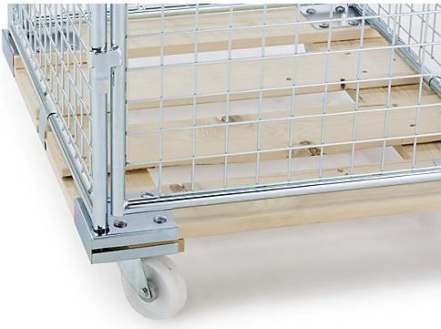 Immagine prodotto kaiserkraft Contenitore antifurto con roll top in legno (500 kg)