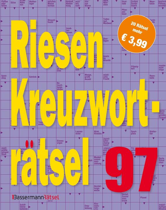 Produktbild Riesen-Kreuzworträtsel 97 (5 Exemplare à 3,99 €) (Deutsch, Eberhard Krüger, 2024)