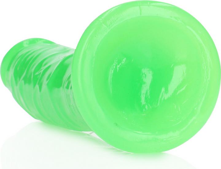Produktbild RealRock Slim Realistic Dildo with Suction Cup - Glow in the Dark - 8" / 20 cm