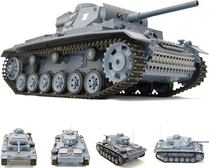 Produktbild Es-toys Heng Long RC Panzer Kampfwagen III Gen.6 (RTR Ready-to-Run)