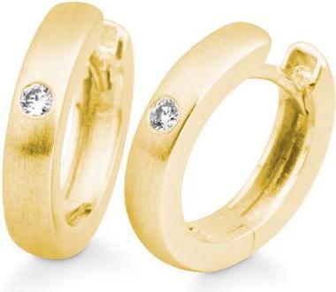 Produktbild Breuning Creolen - BRILL. 0,06 Ct. H/si (750/18 K Gold)