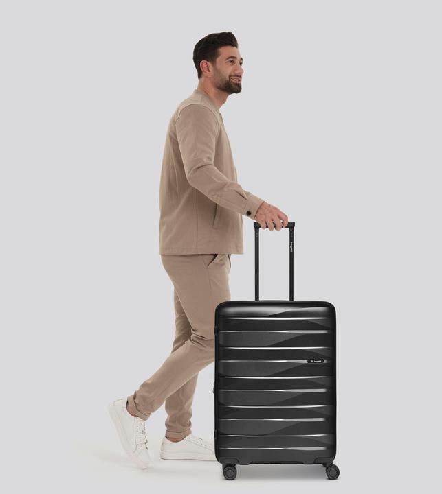 Produktbild Bergpfeil Travel 4-Rollen Trolley M 66 cm mit Dehnfalte (72 l, M (50 - 90l))