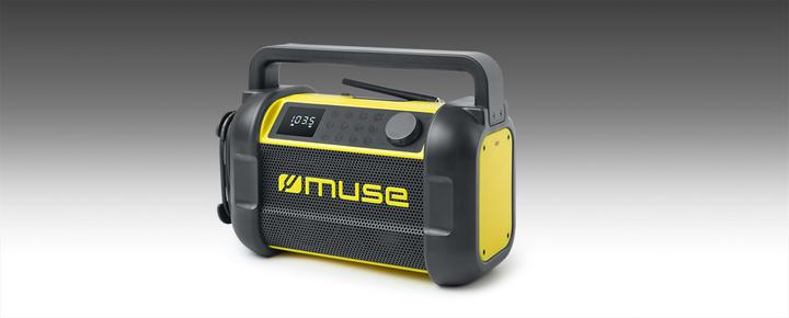 Produktbild Muse M-928 BTY Jobsite Radio speaker, Black/Yellow (FM, NFC, Bluetooth)