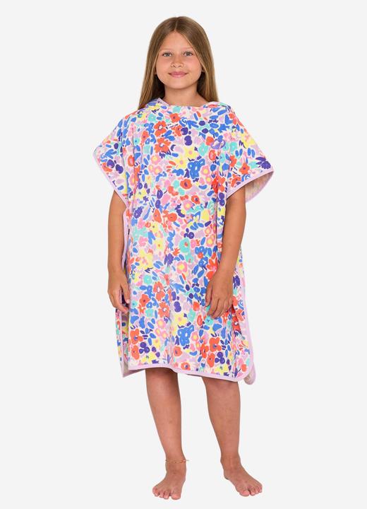 Produktbild Olaian Surf-Poncho Kinder 110 bis 135 cm 500 Daisy (75 x 60 cm)