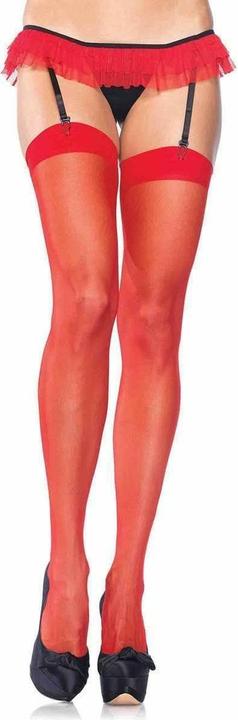 Actual product image Leg Avenue Skin Stockings Red (One size)