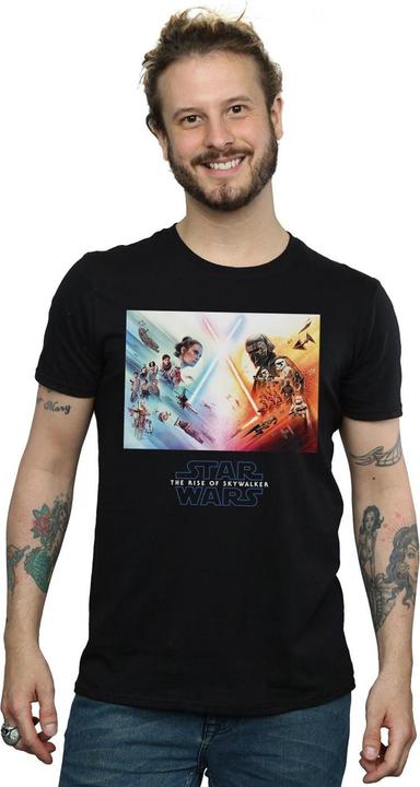 Produktbild Star Wars The Rise Of Skywalker Battle Poster TShirt (XXL)