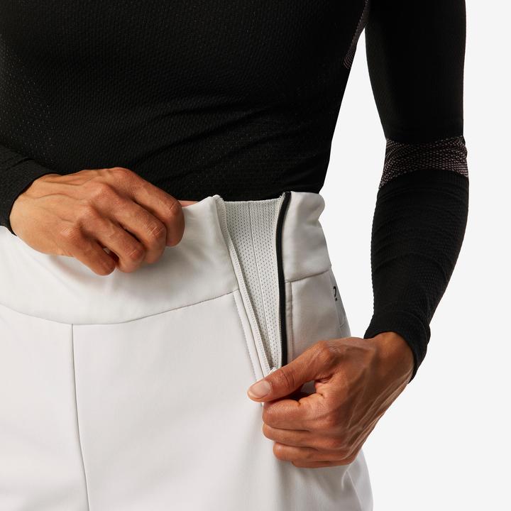 Actual product image Wedze Ladies' ski trousers warm and close-fitting - 500 beige (34)