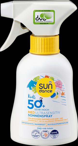 dm Sundance Kids MED ultra sensitive sun spray (Sun spray, SPF 50+, 200 ml)