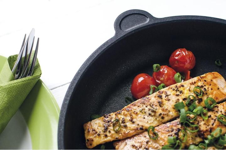 Actual product image AMT Induction frying pan Ø28cm black, removable handle (28 cm, Frying pan)