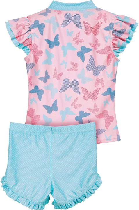Image du produit Playshoes Ensemble de bain UV papillon rose/turquoise taille 122-128 (122, 128)