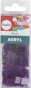 Image du produit Rayher mosaïque acrylique, 1x1 cm, transparent, violet