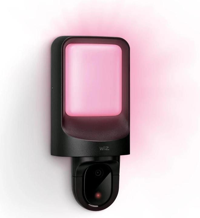 Actual product image WiZ Outdoor wall light with camera (1920 x 1080 Pixels)