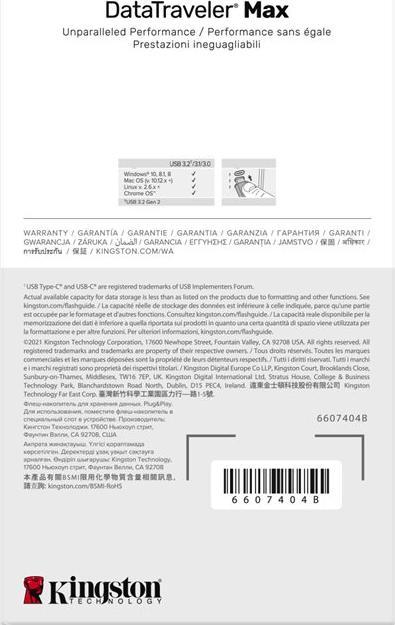 Actual product image Kingston DataTraveler Max (1000 GB, USB 3.2 Gen 2, USB-C)