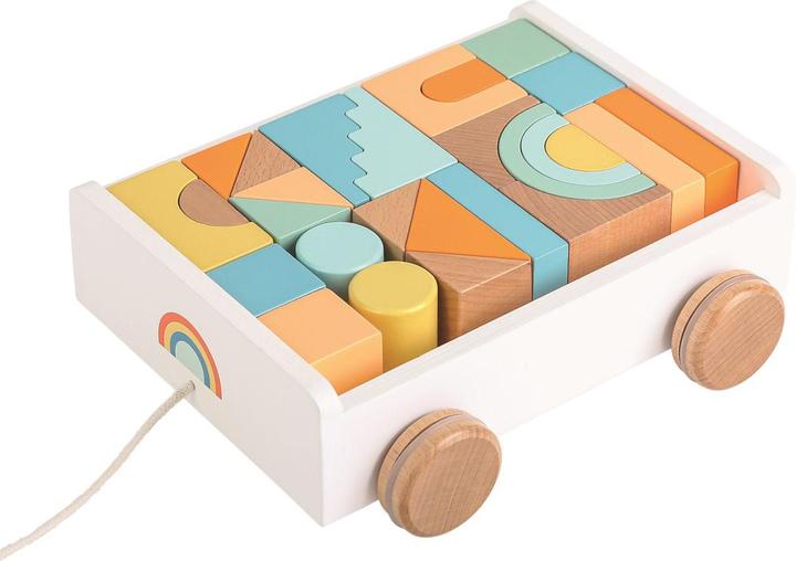 Actual product image Spielba Wagen mit Bauklötzen