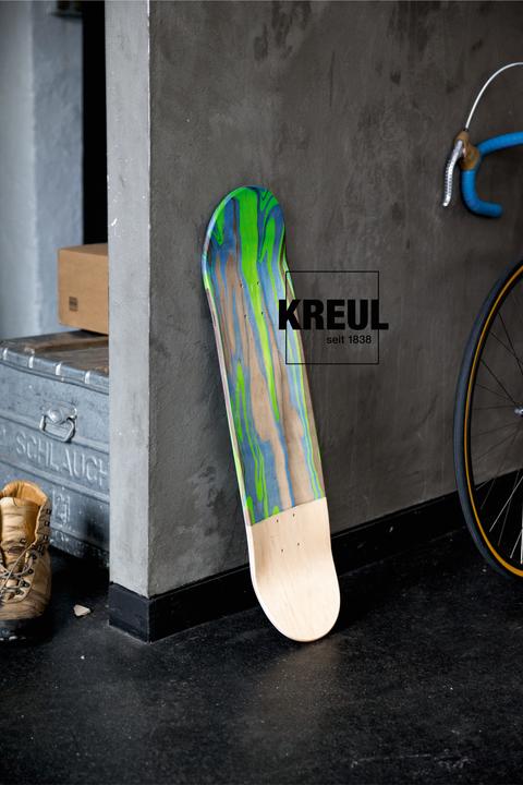 Actual product image Kreul Magic Marble" marbling paint, green, 20 ml (Green, 20 ml)