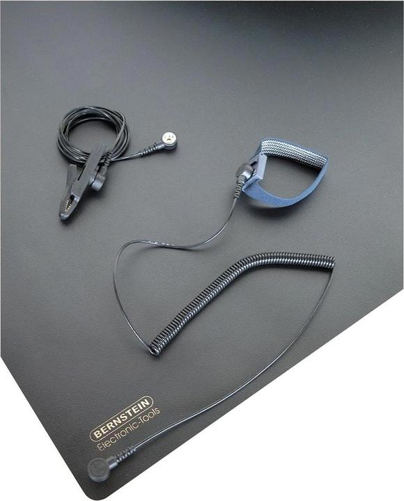 Bernstein ESD Table Mat Set Black (Static protection)