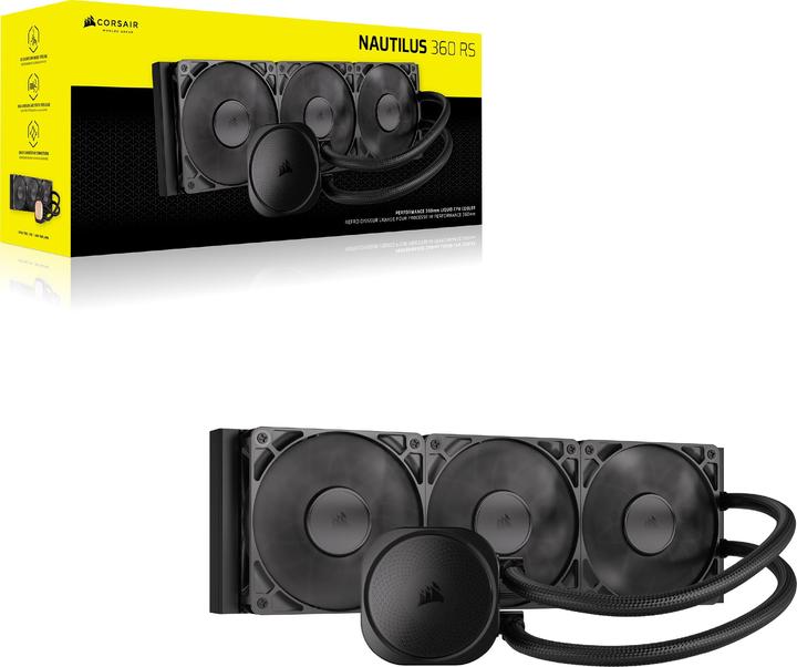 Immagine prodotto Corsair NAUTILUS 360, 360mm Radiator, Liquid CPU Cooler