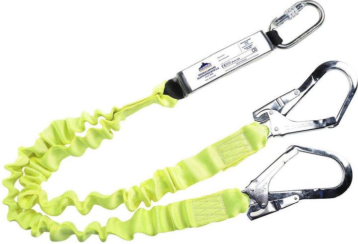 Actual product image Portwest FP52 Elasticated Shock Absorber Double Lanyard (Hearing protection replacement pads)
