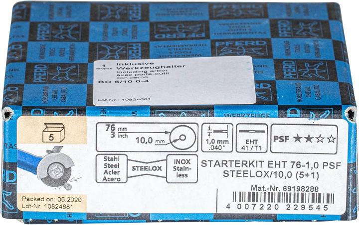 Image du produit Pferd KIT DE DÉMARRAGE EHT 76-1,0 PSF STEELOX/10 (5+1)